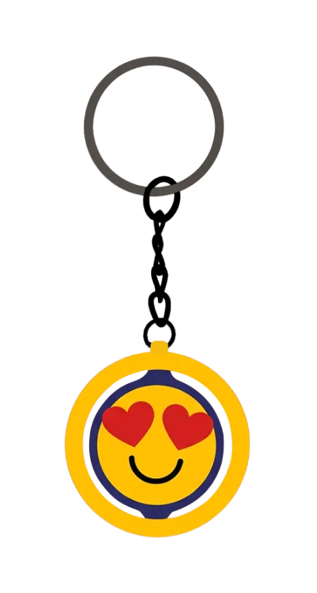 Emoji – wzór breloka obrotowego