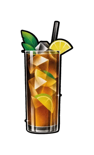 Long Island Iced Tea – wzór przypinki na crocsy