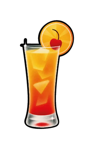 Tequila Sunrise – wzór przypinki na crocsy