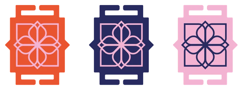Ornament – wzór przypinki na notes