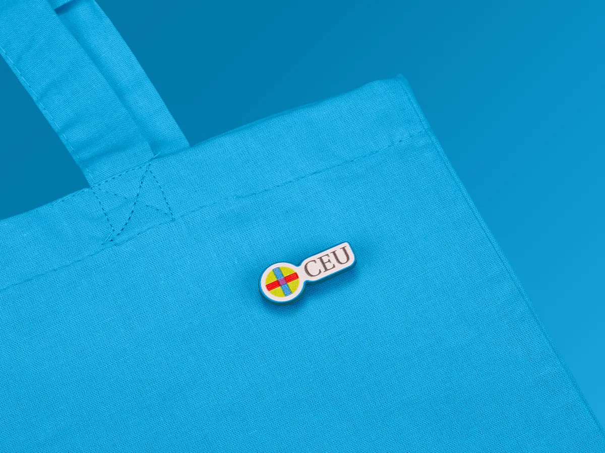 Piny z kartonikiem z dedykacją – gotowy produkt