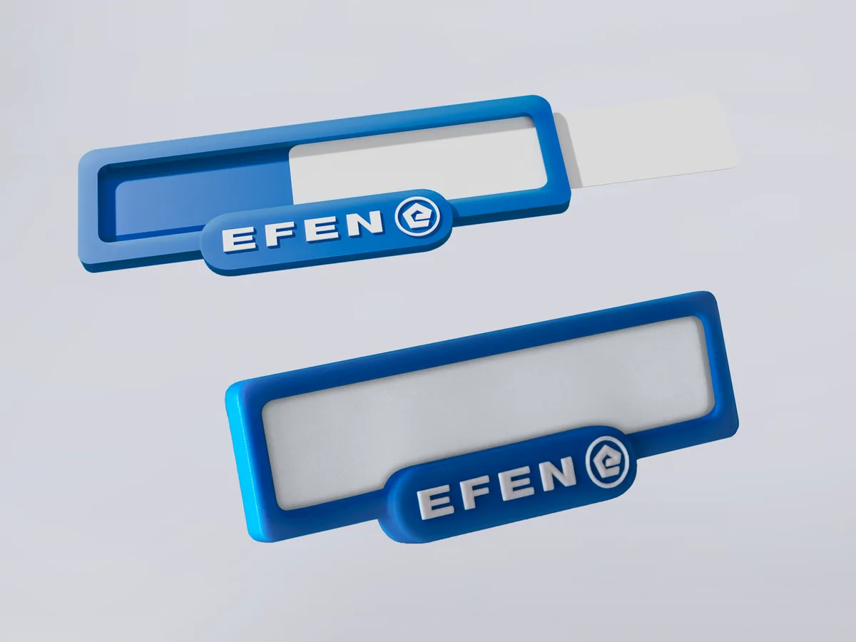 Identyfikatory na targi – EFEN, zdjęcie 1