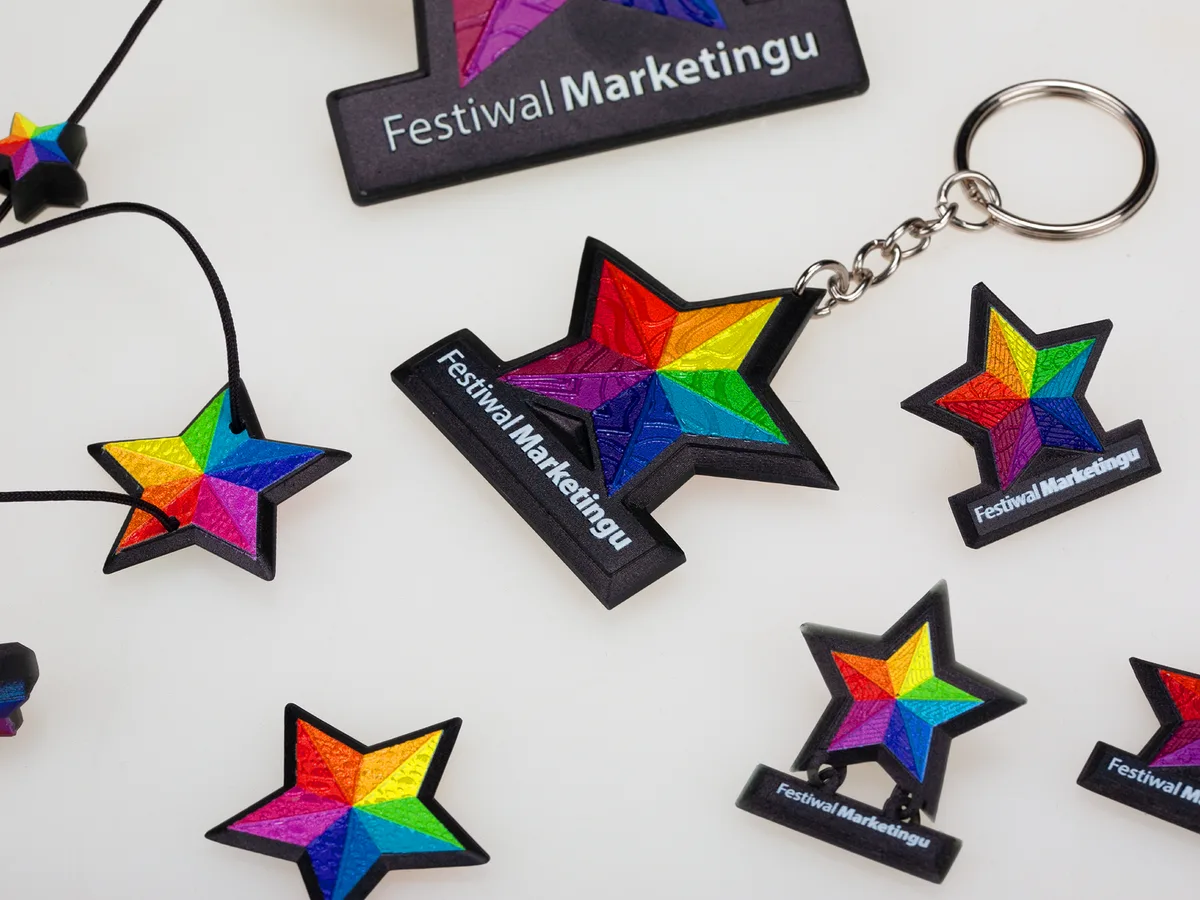 Zestaw gadżetów z gwiazdą – gotowy produkt