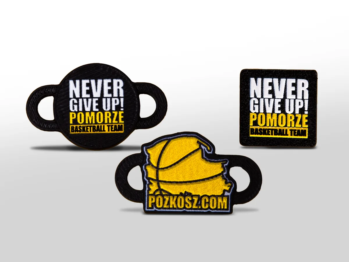 Ozdoby na sznurówki i pin na crocsy – Pomorski Okręgowy Związek Koszykówki, zdjęcie 2